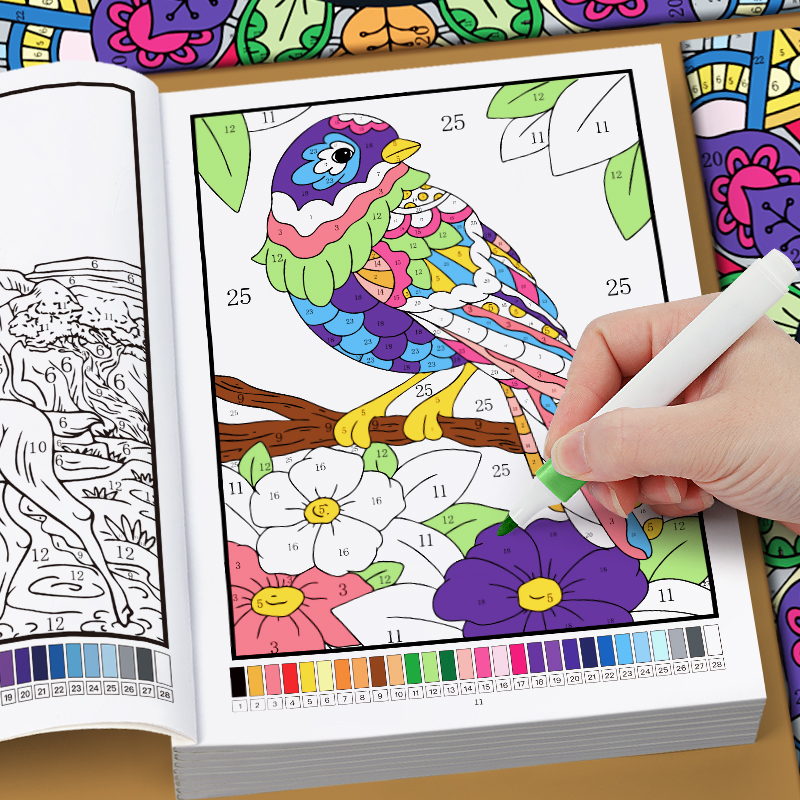 Adult Coloring Book Stress Relief - Libro da Colorare per Adulti con