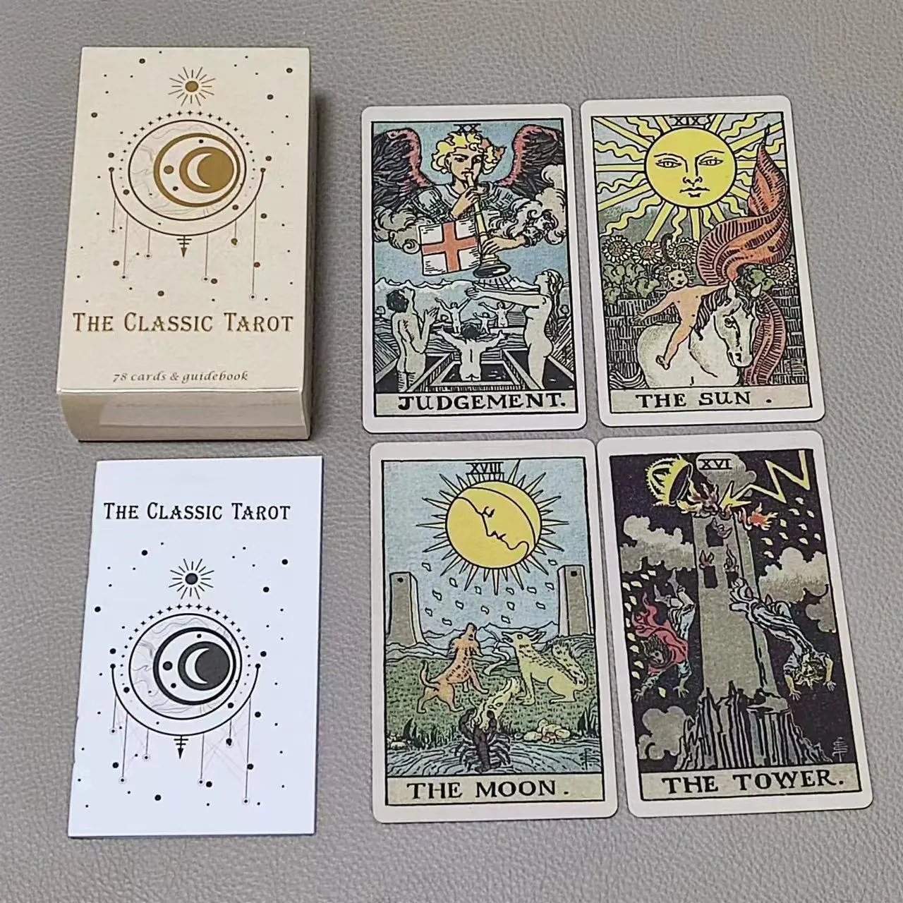 Tarot Deck With Guidebook - 10.3*6cm i classici tarocchi 78 carte