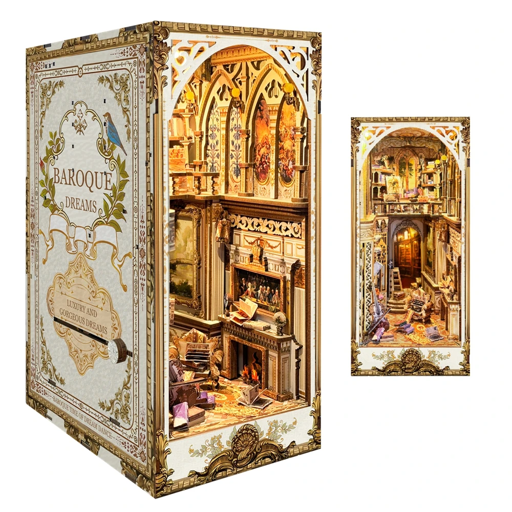 Fai da te in legno Book Nook S - Diy Wooden Book Nook Kit Shelf Insert recensione e prezzo