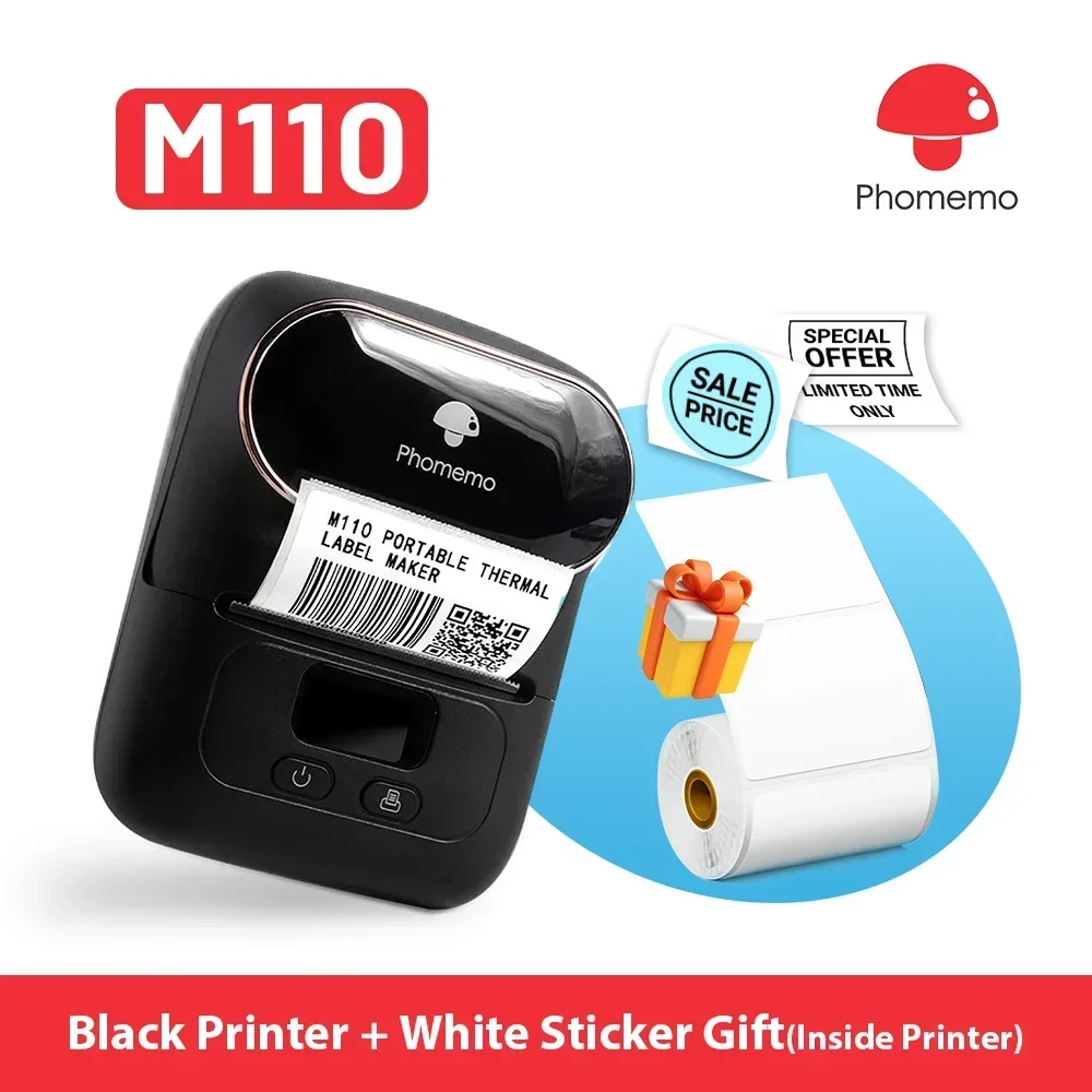 Phomemo M110 Mini stampante po - Mini Pocket Thermal Printer Paper Roll recensione e prezzo