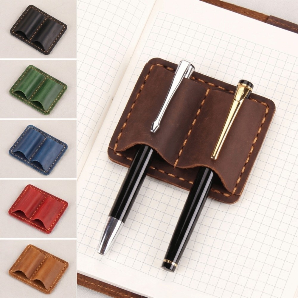 Portapenne Doppio in Pelle Vin - Vintage Leather Journal Notebook recensione e prezzo