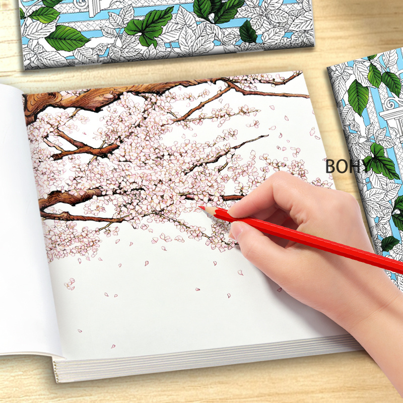 1 libro da colorare a tema via - Adult Coloring Book Stress Relief recensione e prezzo