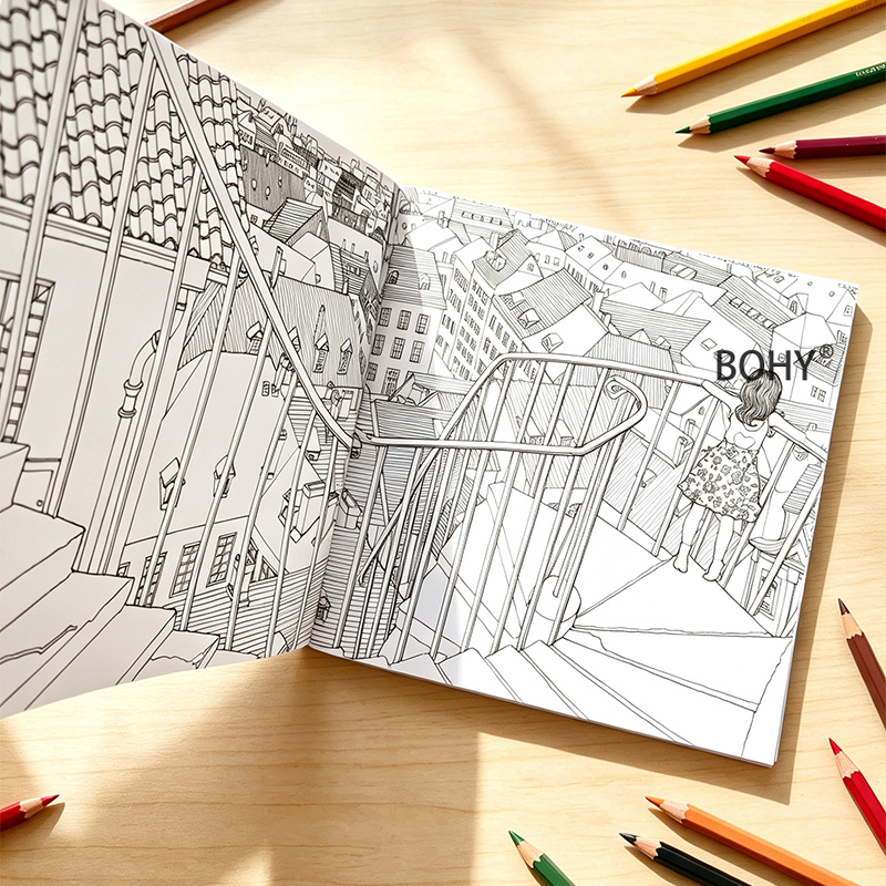 1 libro da colorare a tema via - Adult Coloring Book Stress Relief recensione e prezzo