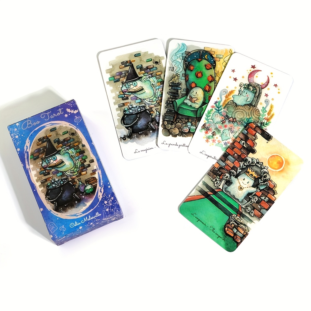 Boo Tarot Deck Fantasmi Carta  - Tarot Deck With Guidebook recensione e prezzo